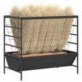 vidaXL Kŕmidlo pre hospodárske zvieratá Čierna 100 x 60 x 90 cm 15 kg