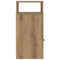 vidaXL Nočné skrinky 2 ks so zásuvkou dub artisan 25x31x66 cm