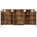 vidaXL Set kabinetov do kúpeľne 3 ks 126 x 16 x 62.5 cm