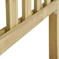vidaXL Záhradný plot, impregnovaná borovica 3,58x1,3 m