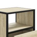 vidaXL Nástenný nočný stolík dub sonoma 40x31x39,5 cm
