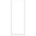 vidaXL Nohy barového stola v tvare U, 2 ks, biele, 50 x (110-111) cm, oceľové