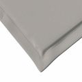 vidaXL Sedadlové a zadné vankúše Polyester Svetlosivá 47 x 45 x 2 cm