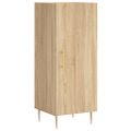 vidaXL Komoda dub sonoma 34,5x34x90 cm spracované drevo