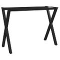vidaXL Stolové nohy na jedálenský stôl, rám v tvare X 120x50x72 cm