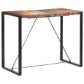 vidaXL Barový stolík 140x70x110 cm masívne recyklované drevo
