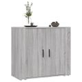 vidaXL Komoda sivý dub sonoma 80x33x70 cm spracované drevo