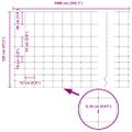 vidaXL Divoký plot Horúce zinkovanie 1000 x 120 x 0,18 cm Železo