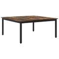 vidaXL Konferenčný stolík Dymová dub 100 x 100 x 45 cm