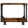 vidaXL Stojan na tlačiareň 2-posch. dymový dub 41x28x33,5cm kom. drevo