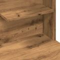 vidaXL toaletný stolík s LED Artisan Dub 74,5x40x141 cm