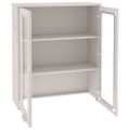 vidaXL Nadstavec na komodu HAMAR, biely 85x35x100 cm, borovica