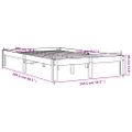 vidaXL Posteľ s matracom voskovo hnedá 140x200 cm masívna borovica