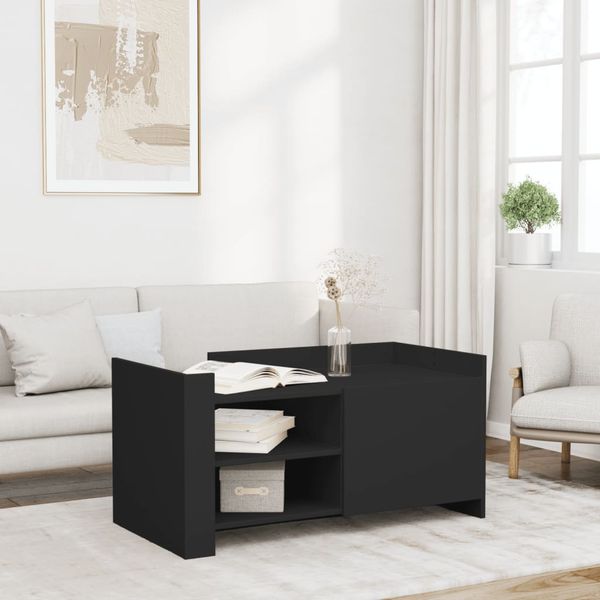 vidaXL Konferenčný stolík čierny 100x50x50 cm kompozitné drevo