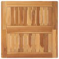 vidaXL Barový stôl Prírodná 60 x 60 x 105 cm Masívny teak