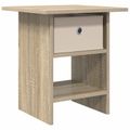 vidaXL Nočný stolík Sonoma dub 41 x 40 x 45 cm Kompozitné drevo