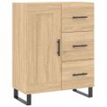 vidaXL Vysoká skrinka dub sonoma 69,5x34x180 cm spracované drevo