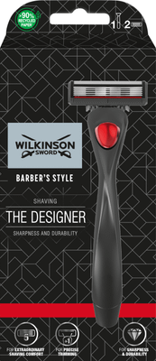 Wilkinson Barbers Style holiaci strojček s 5 diamantovými čepieľkami, 2ks náhradné (W302121700)