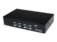 1U Rack-mountable KVM Switch (SV431USB) - Prepínač KVM - 4 x KVM port(s) - 1 miestny používateľ - desktop - pre P/N: SV431RACK, SVUSB2N1_10, SVUSB2N1_15, SVUSB2N1_6