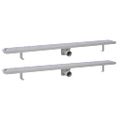 vidaXL Rovný sprchový odtok 2 ks s bublinkami 1030x140 mm nehrdzavejúca oceľ