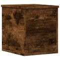 vidaXL Úložný box dymový dub 30x35x35 cm kompozitné drevo
