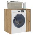 vidaXL Kabinet na práčku s úložiskom Remeselný dub 87 x 60 x 89 cm