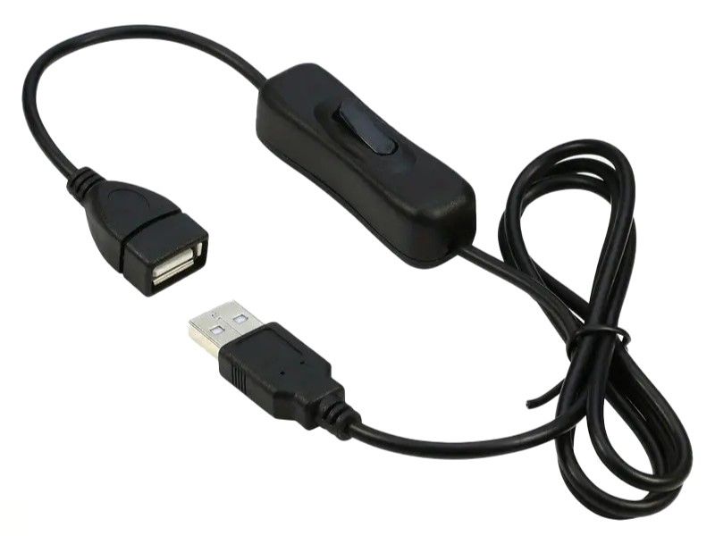 PremiumCord predlž. s vyp. USB M/F 1m