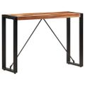 vidaXL Konzolový stolík 110x35x76 cm sheshamový masív