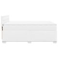 vidaXL Boxspring posteľ s matracom biely 140x190 cm umelá koža