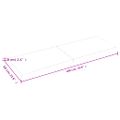 vidaXL Kúpeľňová doska 180x60x(2-6) cm neošetrený masív