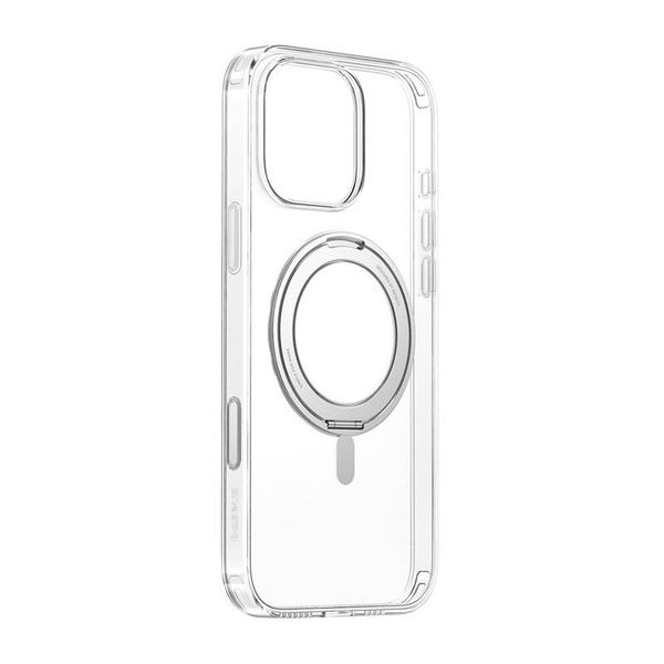 Magnetické puzdro so stojanom Baseus SkyRing 360° iP16 Pro (priehľadné)