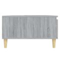 vidaXL Konferenčný stolík sivý sonoma 90x60x35 cm kompozitné drevo