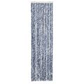 vidaXL Záves proti hmyzu, modrý, biely a strieborný 56x185 cm, ženilka