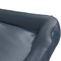 vidaXL Pelech pre psa tmavomodrý 120x100x27 cm umelá koža