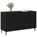 vidaXL Servírovacia skriňa Čierny dub 100 x 36 x 60 cm