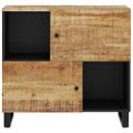 vidaXL Komoda s 2 dvierkami 80x33x75 cm masívny mangovník