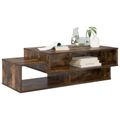 vidaXL Konferenčný stolík Dymová dub 105 x 50 x 32,5 cm
