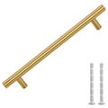 vidaXL Rukoväte na skrinku 10 ks zlaté rozstup otvorov 160 mm celková dĺžka 224 mm nehrdzavejúca oceľ