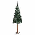 vidaXL Úzky vianočný stromček Zelená 150 cm
