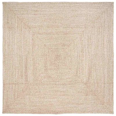vidaXL Kusové koberce Prírodná a biela 300 x 300 cm Juta
