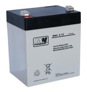 Olovená batéria 12V/5Ah MWS Power AGM gélový akumulátor