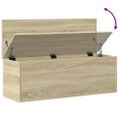 vidaXL Úložný box dub sonoma 102x35x35 cm kompozitné drevo