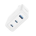 XO wall charger CE35 PD 100W 2x USB-C 1x USB white