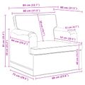 vidaXL Sada pohoviek 2 ks Čierna látka