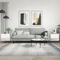 vidaXL Konferenčné stolíky 2 ks lesklé biele 50x46x50 cm kompoz. drevo