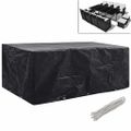 vidaXL Obaly na záhradný nábytok pre 8 osôb 2 ks 229x113 cm, 10 očiek