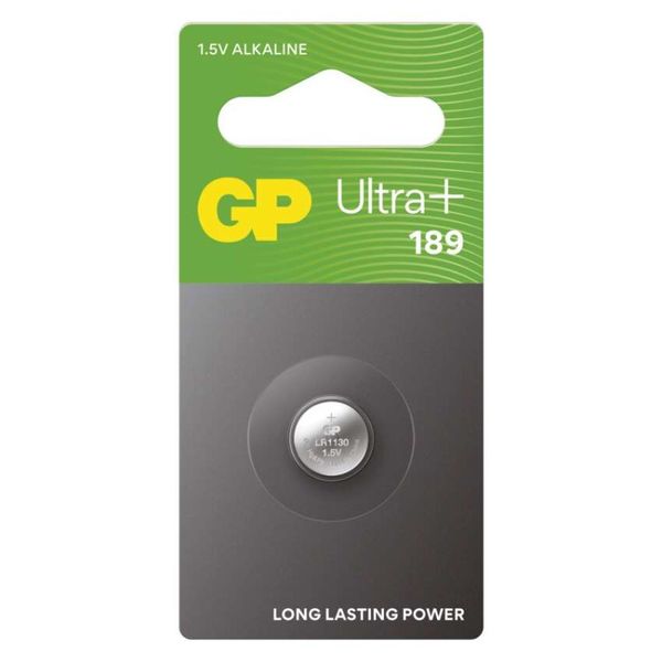 Alkalická gombíková batéria GP Ultra Plus LR54 (189F), 1 ks