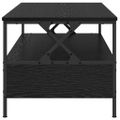 vidaXL Konferenčný stolík Čierny dub 100 x 51 x 45 cm Kompozitné drevo