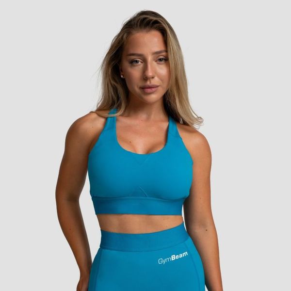 Športová podprsenka Limitless Aquamarine - GymBeam, veľkosť L, veľkosť oblečenia L