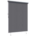 vidaXL Roleta Antracitová 200 x 250 cm Textil a hliník